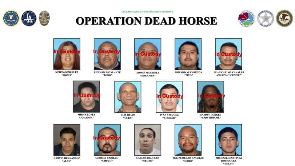 18th Street Gang Bosses Arrested on Murder, RICO, and Drug Charges After Feds Dismantle MacArthur Park's Open-Air Drug Empire