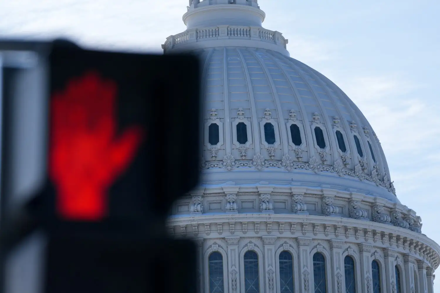 U.S. Capitol building during partial government shutdown negotiations